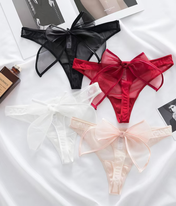 String Tulle avec Nœud Papillon 🎀